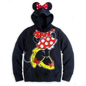 Minnie Mouse Ear Hoodie For Women